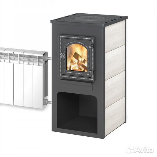 Камин (дт-4С) с плитой и т/о 115мм этна