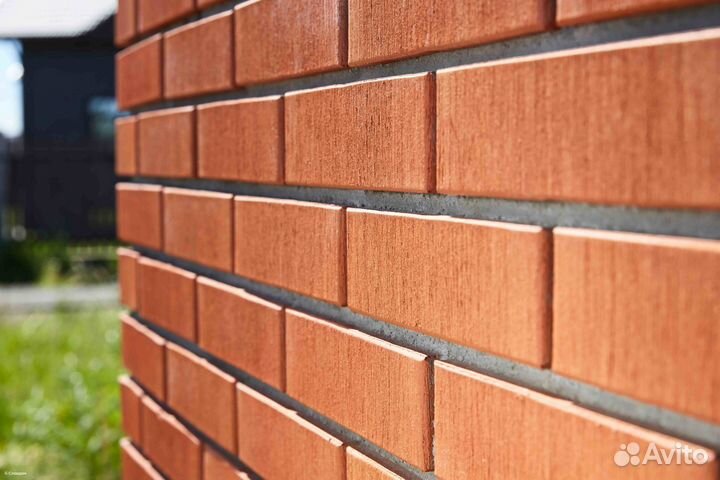 Кирпич облицовочный красный