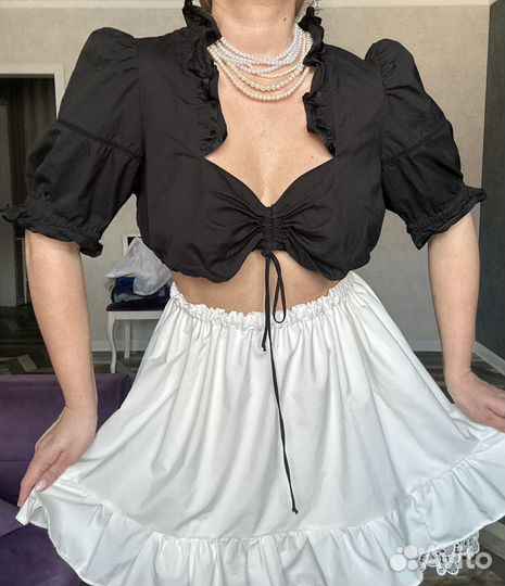 Топ в баварском стиле хлопок