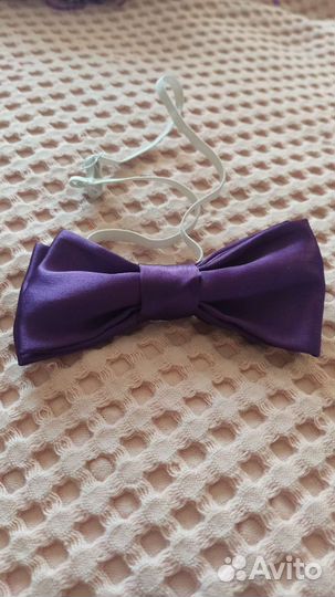 Бабочка галстук фиолетовая