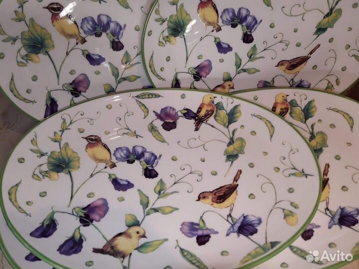 Посуда Зеленый сад 16 предметов Фарфор