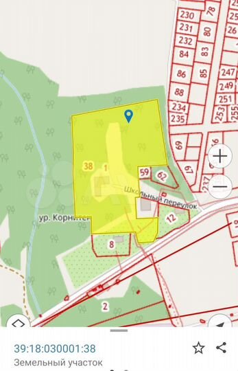 Участок 2,73 га (ИЖС)