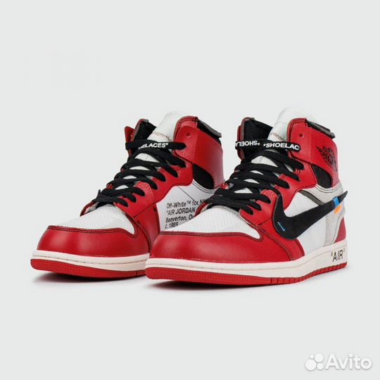 Кроссовки Nike Air Jordan 1 Chicago x Off-White (а