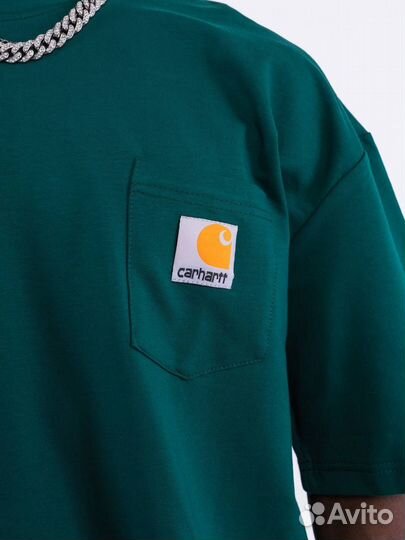 Футболка Carhartt оверсайз унисекс