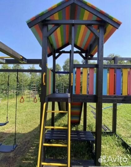 Детский спортивно-игровой комплекс Black 2