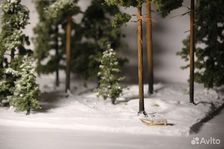 Деревья для макета, диорамы