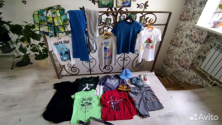 Большая коробка одежды 134-140-146 мальчика