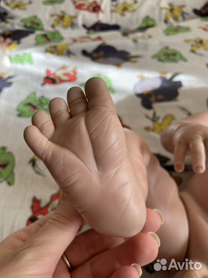 Кукла реборн силиконовая мальчик