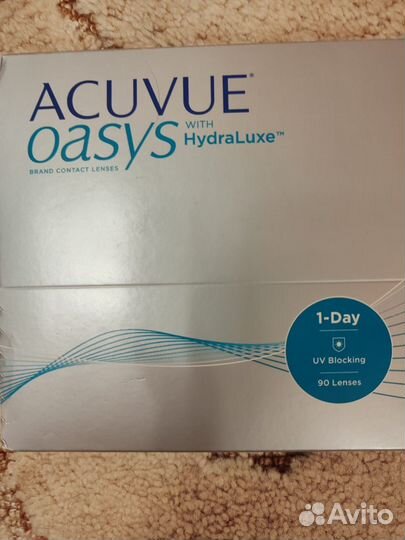 Линзы контактные acuvue oasys однодневные на -3