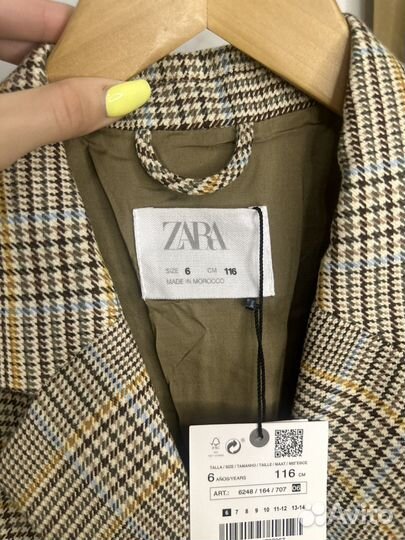 Пиджак zara оригинал детский 116-164
