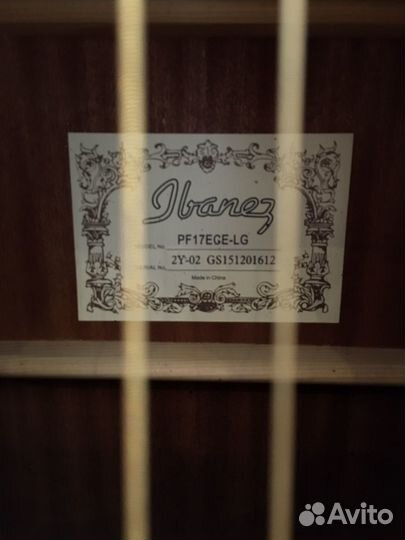 Электро-Акустическая гитара Ibanez