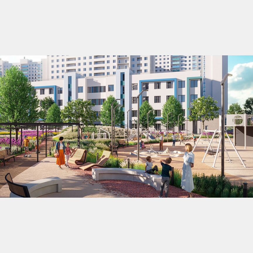 1-к. квартира, 41 м², 2/20 эт.