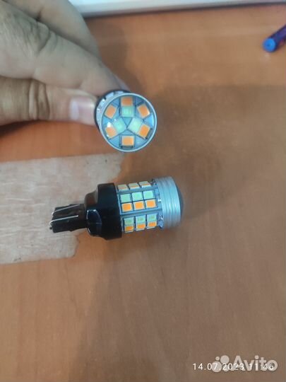 2х цветный диод (белый/оранжевый)