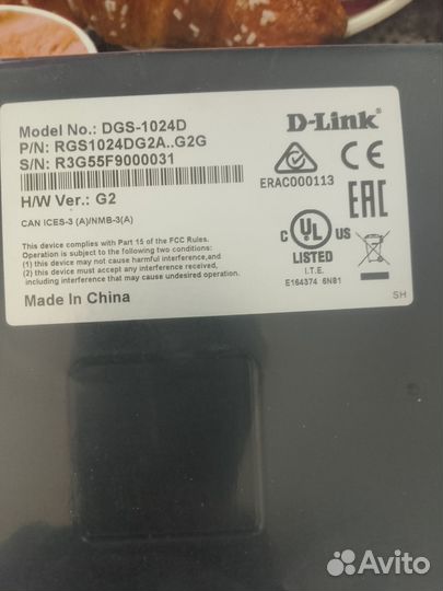 Маршрутизатор D link.DGS -1024D