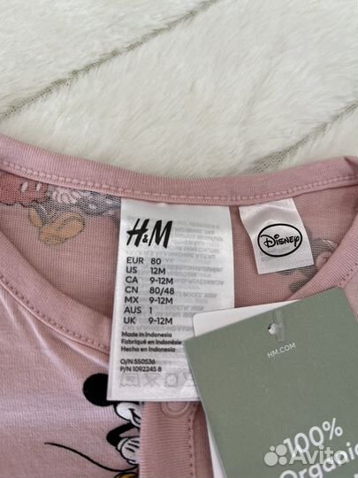 Комбинезон детский слип 80 р H&M новый