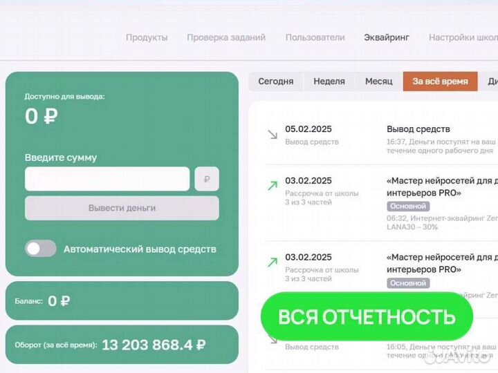 Готовый бизнес / онлайн школа / 1.8 млн в год