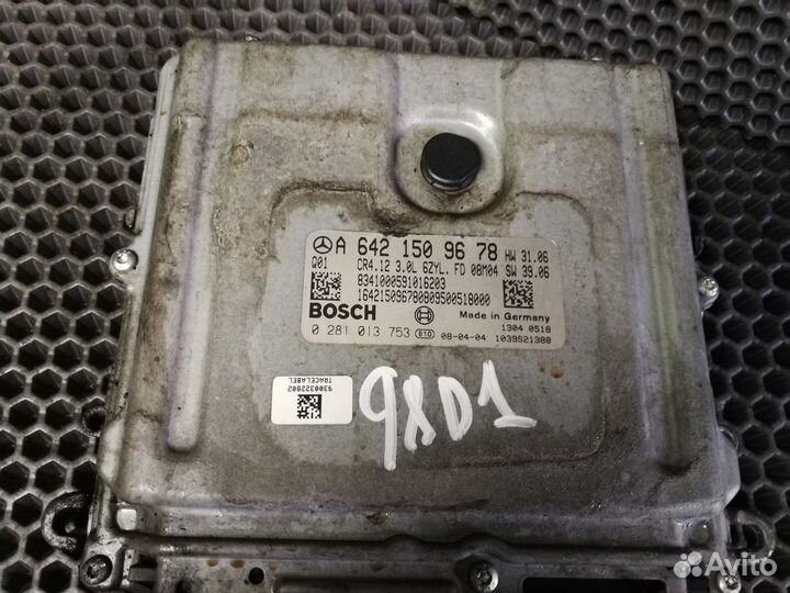 Блок управления двигателя Mercedes ML GL 164 om642