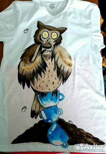 Художественная роспись футболок/рубашек