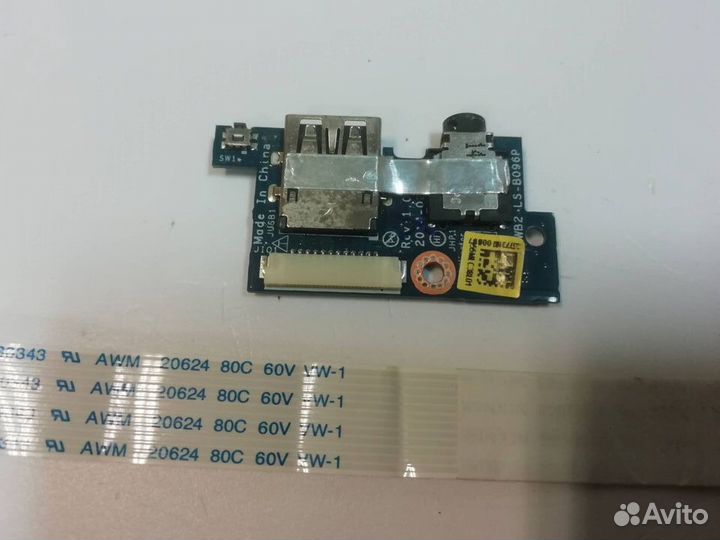 Плата с USB и audio разъемом для Lenovo B50-30