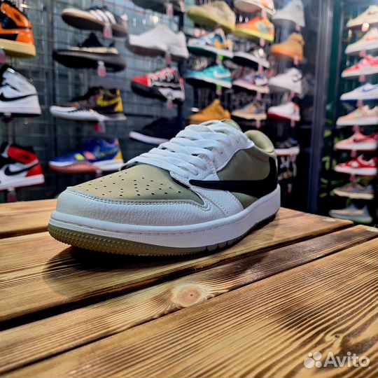 Кроссовки Air Jordan 1 Low Golf x Travis Scott