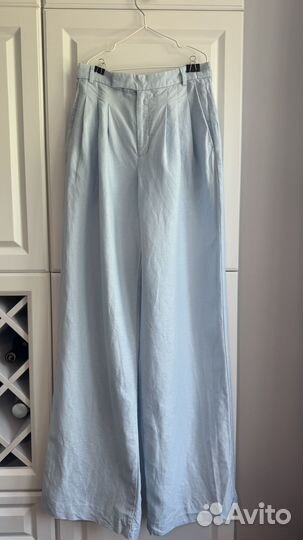 Брюки Lime голубые широкие, размер S