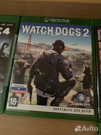 Watch dogs 2 xbox one диск