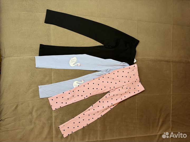 Лосины новые детские sin 3 пары леггинсы