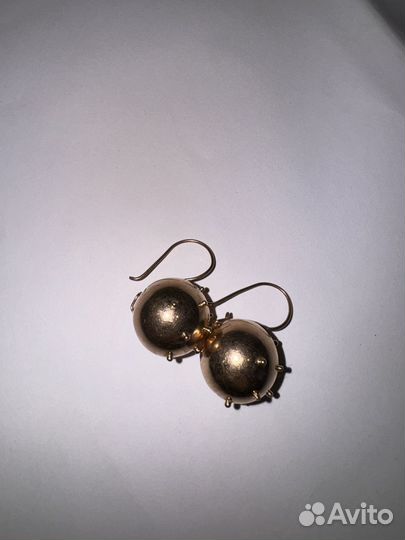 Золотые серьги
