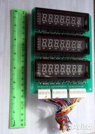 Дисплей (электронное табло), 6 шт. на плате