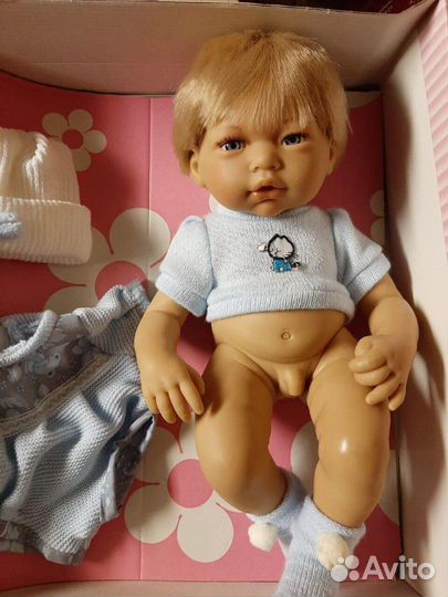 Пупс Гука Испания полный винил купать можно 38 см