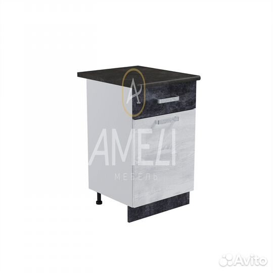 Кухонный модуль стол с ящиком