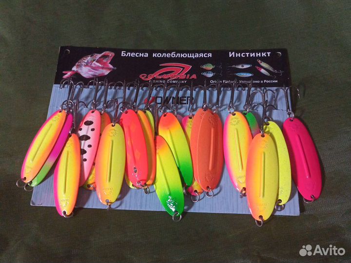 Набор форелевых блесен