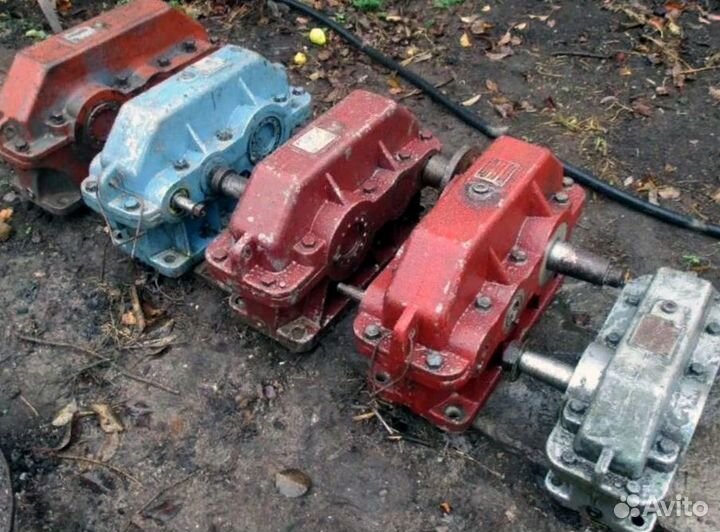 Редуктор цилиндрический трехступенчатый рм-500 Б/у