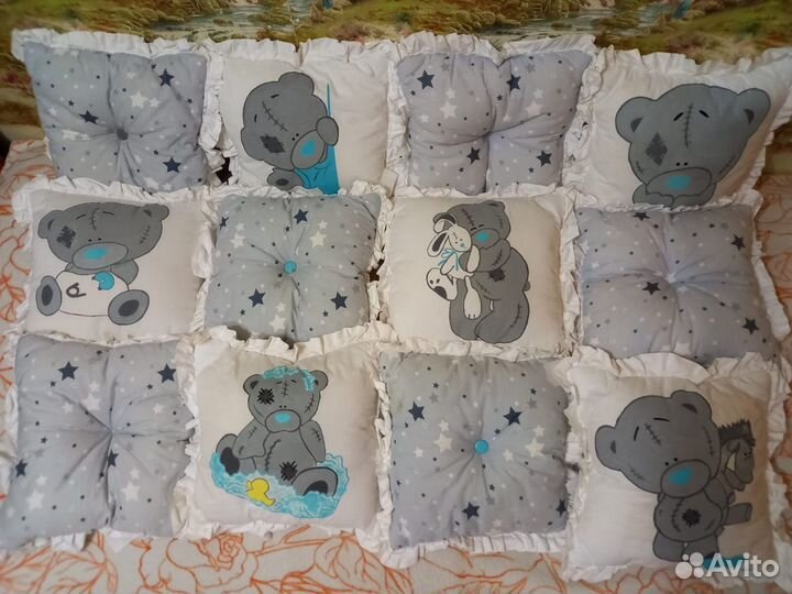 Бортики в детскую кроватку бу