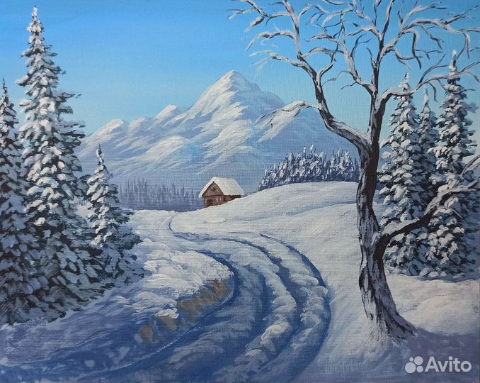 Картина акрилом 