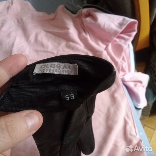 Перчатки женские кожаные 6.5