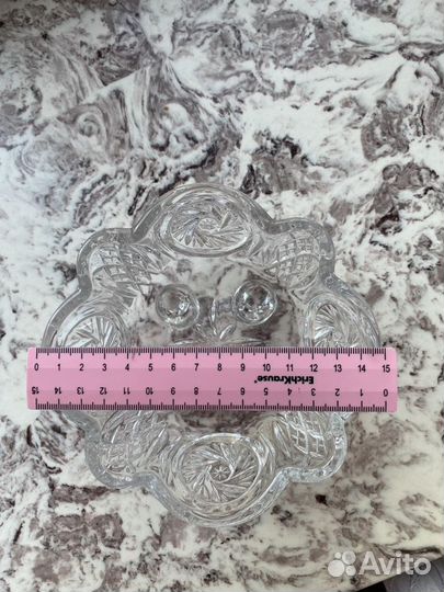 Салатник хрустальный конфетница