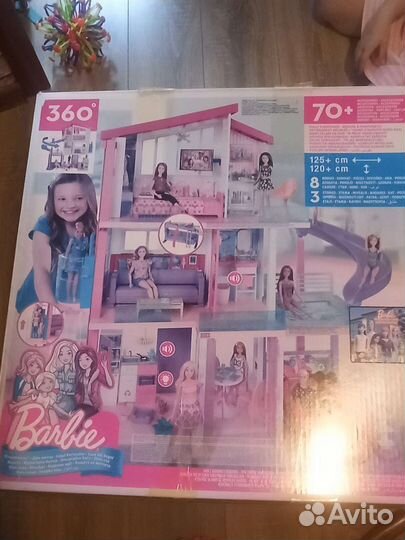 Кукольный домик с мебелью большой