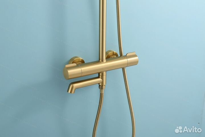 Душевая стойка Boheme G2490-3 золото matt gold
