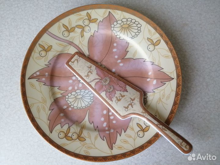 Тарелка для торта/пирога с лопаткой