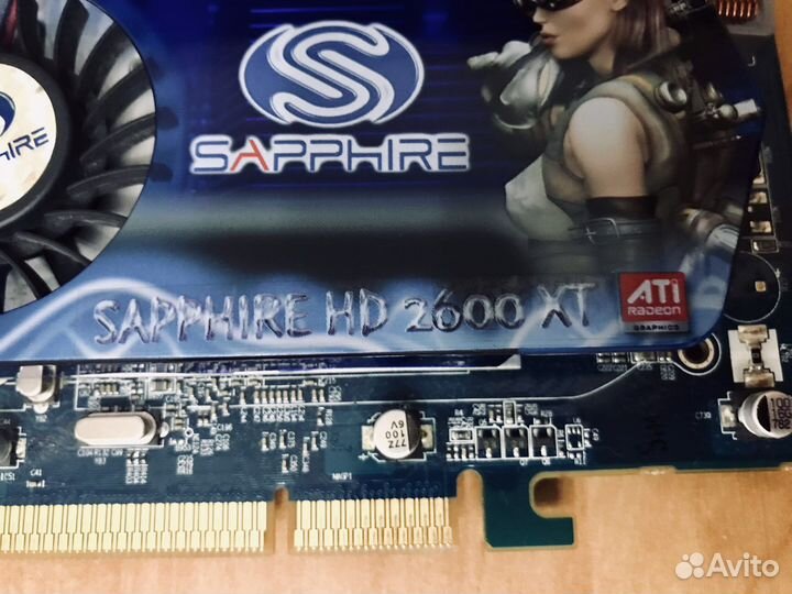 Видеокарта AGP ATI radeon Sapphire HD2600XT