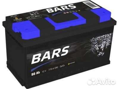 Bars 90 А/ч Гарантия. Магазин