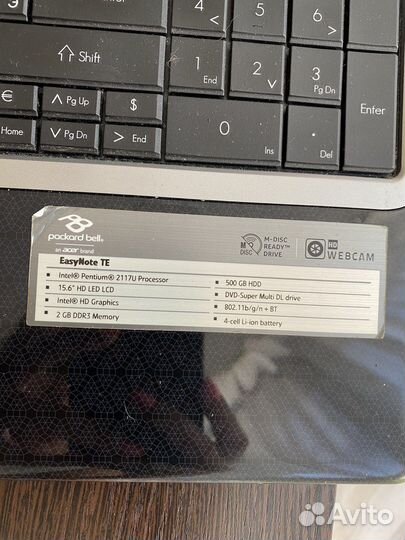 Ноутбук Packard bell