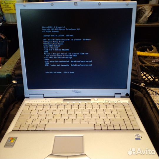 Ноутбук fujitsu siemens