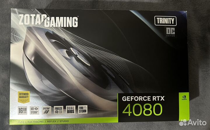 Видеокарта rtx 4080 zotac