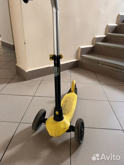 Самокат детский трехколесный складной oxelo b1