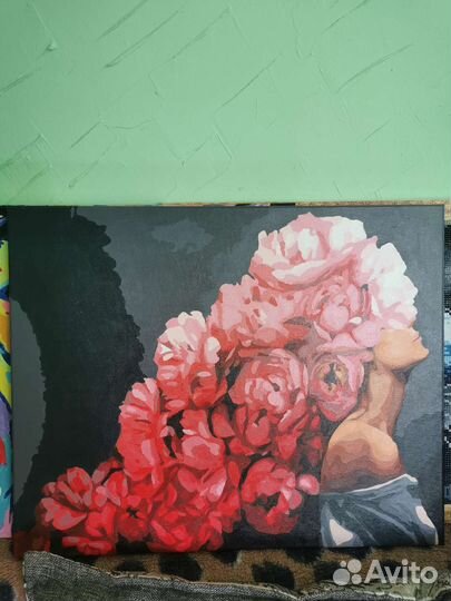 Картины на холсте, готовые, акрил 50х40