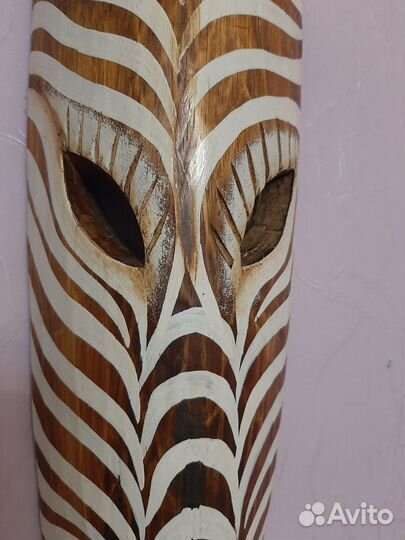 Зебра маска настенная 100см