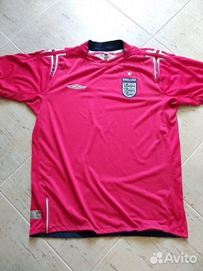 Игровая футболка Англия England 2004 г.в