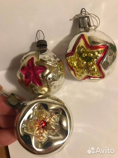 Елочные игрушки СССР одним лотом символика